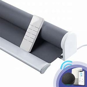 lot 19406 image: Smart Automatic Roller Shades with AlexaTuya Compatibility
