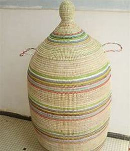 lot 19445 image: UAK XXXL Cream Bathroom Laundry Basket - New