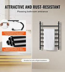 lot 19449 image: Nopwer Electric Towel Warmer Rack ETL Listed 36.2 inch