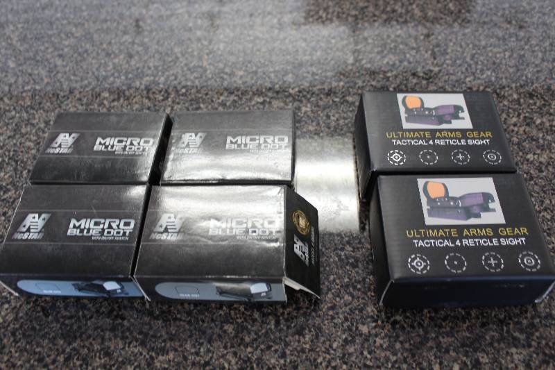 lot 2046 image: 6 flip up sights