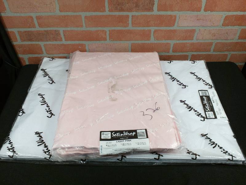 lot 14 image: Satin Wrap Tissue Paper