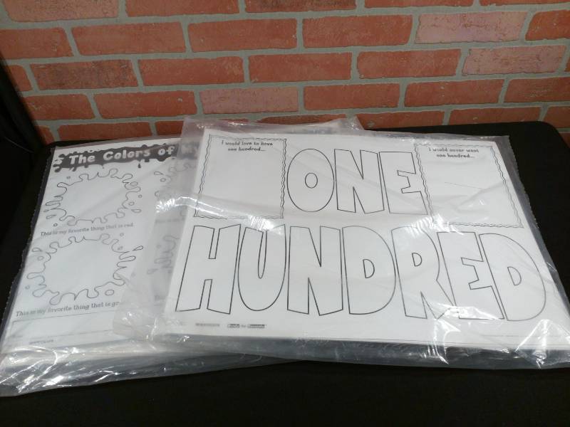 lot 15 image: Classroom Ready-To-Decorate & Really Good Stuff Color-In Posters
