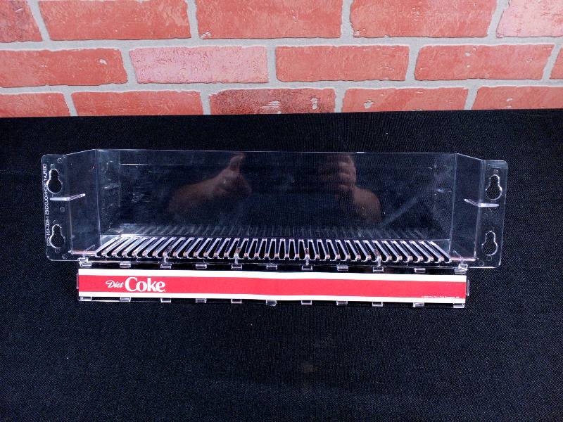 lot 18 image: Brand It 3 Large Cooler Door Suction Cup Displays With Diet Coke Logo