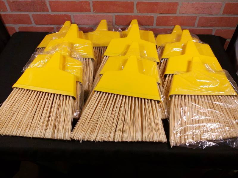 lot 28 image: Angled Broom Heads ( No Handles)