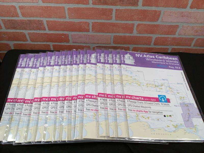 lot 80 image: NV-Charts Atlas Carribean Windward Islands 2016-2017 Reg123