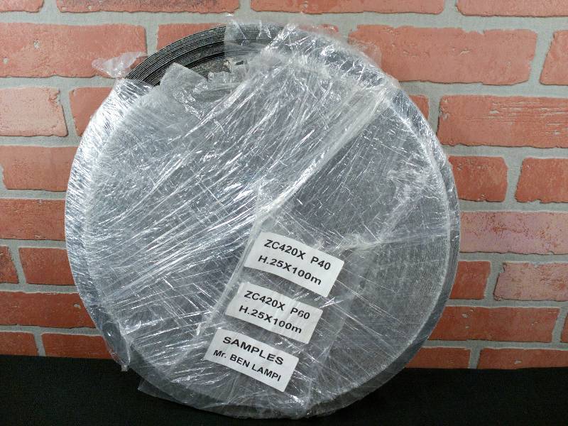 lot 115 image: Inter Abrasive Flap Disc Cloth Grit ZC420X P40 ZC420X P60