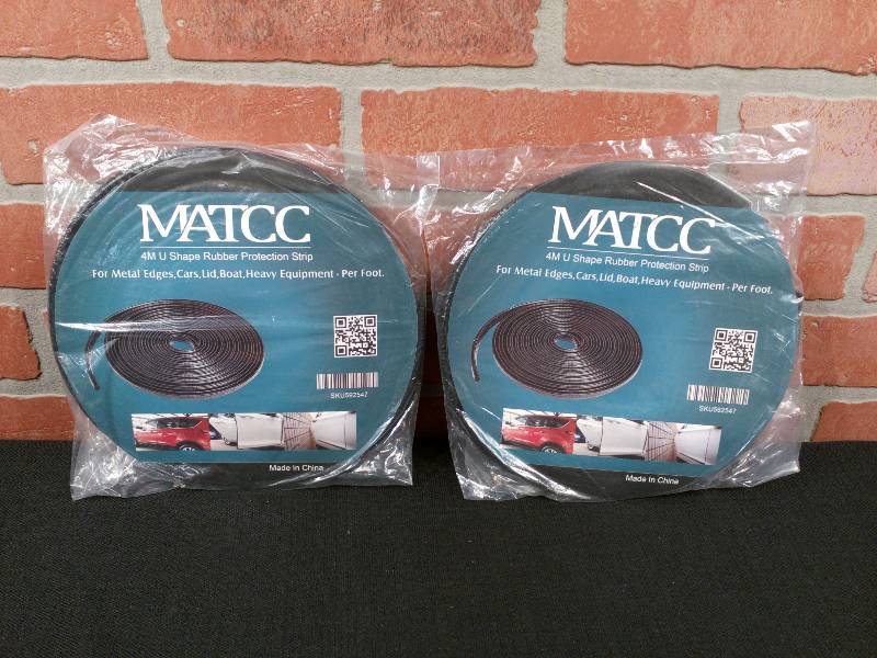 lot 142 image: MATCC 4M U Shape Rubber Protection Replacement Edge Trim Waterproof 592547