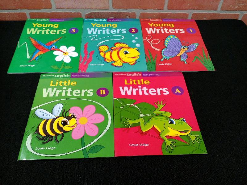 lot 146 image: Macmillan English Little Writers & Young Writers Handwriting Workbook Sets By Lewis Fidge