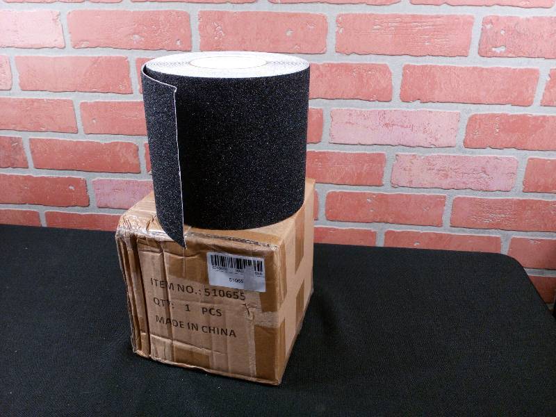 lot 154 image: Grip Tape Anti-Slip Non-Skid 80 Grit Adhesive Backed