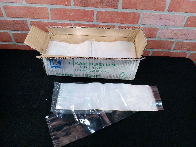 lot 158 image: Elkay Plastics Polypropylene Co-Extruded Side Gusset Bag