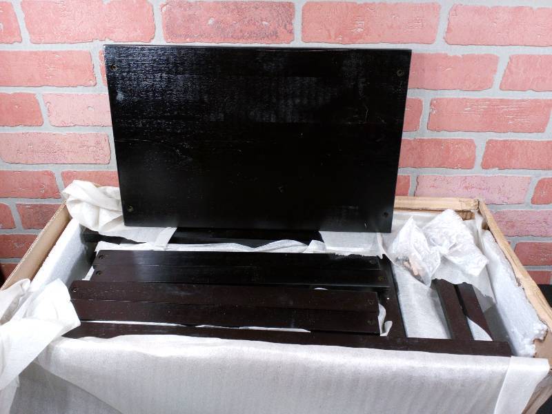 lot 203 image: Wood Rack For 24 Wine Bottles - Unassembled