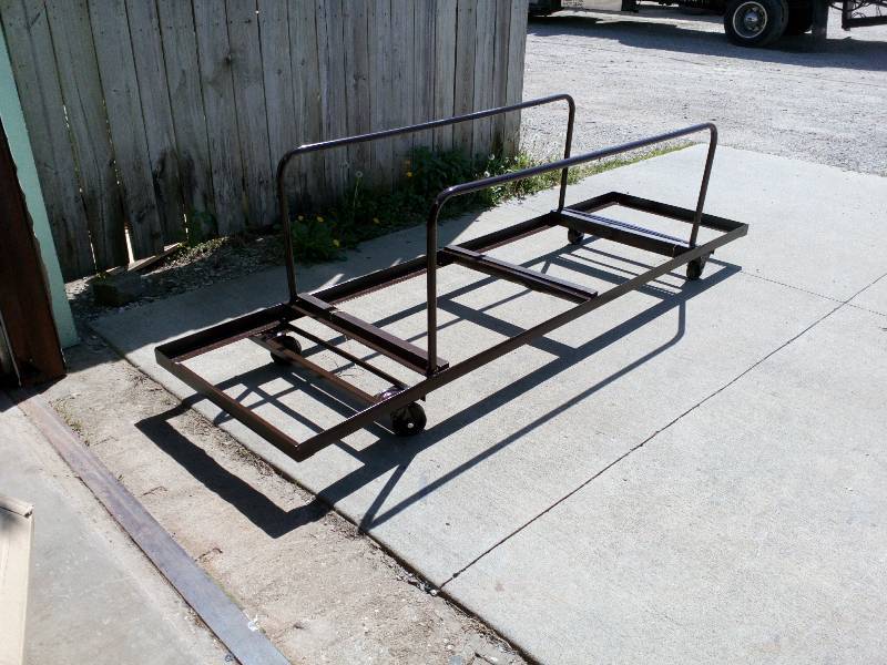 lot 214 image: Edge Stack Table Cart For Up To 98 Long Tables 21017T282