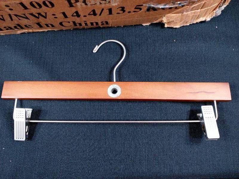 lot 231 image: Wooden PantsSkirt Hangers With Logo AEO-29-002