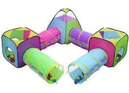 lot 245 image: Kids Play Tent & Tunnel Pop Up Play House Jungle