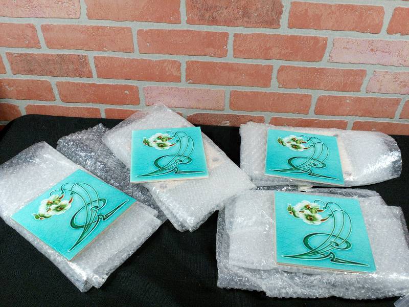 lot 239 image: Orca Coatings Tiles With Felt Pads - decoration