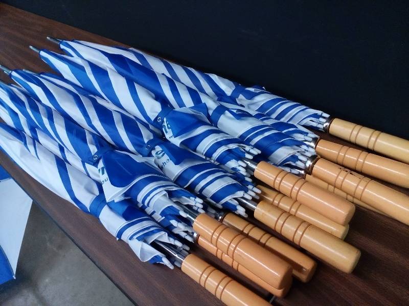 lot 243 image: Umbrellas Lot with Logos ( Light weight)