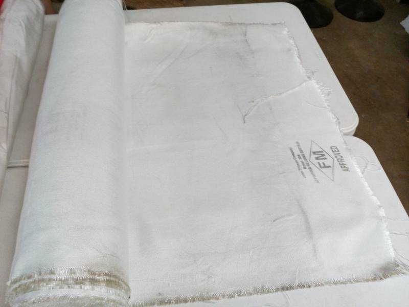 lot 306 image: John Tillman 584 18 Ounce Uncoated Fiberglass Welding Blanket Curtain