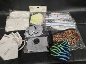 lot 104 image: Mixed Lot Face Masks - KN95, 3M, Kids Reusable & Fashion Masks