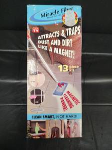 lot 166 image: NIB Miracle Fiber 13-Piece Magnetic Cleaning Kit