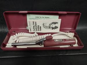 lot 177 image: Conair Classics Wave Maker Curling Iron with Storage Case