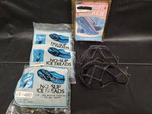 lot 181 image: Ladies No-Slip Ice Treads Item #9825 Winter Traction Cleats