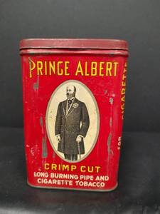 lot 216 image: Vintage Prince Albert Tobacco Tin 1907 R.J. Reynolds