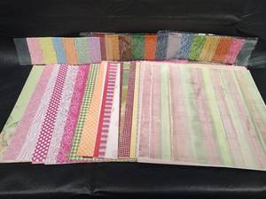 lot 285 image: Scrapbooking Paper Bundle and Sticky Stitches