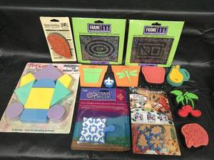 lot 291 image: Craft Stamp Collection - Foam and Rubber Mixed Set