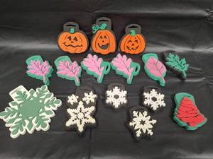 lot 292 image: Seasonal Foam Stamps