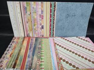 lot 294 image: Decorative ScrapbookingCardstock Paper 12x12