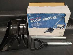 lot 303 image: NIB Fold-A-Way Snow Shovel with Metal Shaft