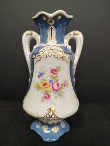 lot 308 image: Royal Dux Czechoslovakia Porcelain Vase with Makers Mark