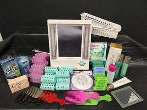lot 333 image: NIB Verage Skin Care Collection, Clairol Makeup Mirror(tested)and More