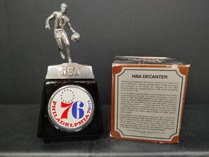 lot 373 image: Vintage Avon NBA Philadelphia 76ers Basketball Decanter - Full