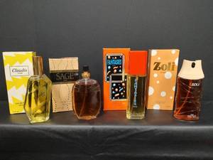lot 375 image: French Perfume Eau De Toilette Collection - Claudio, Sage, Fantasies, Zoli ( Full Bottles)