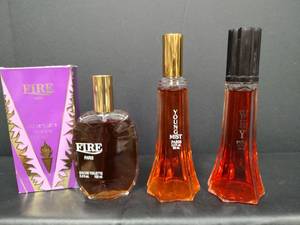 lot 377 image: Fire Eau De Toilette (version of Elizabeth Taylors Passion), Young Mist and WHY Fragrances (full bottles)