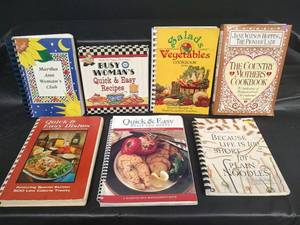 lot 413 image: Collection of Community and Specialty Cookbooks