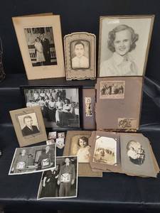 lot 540 image: Photography Collection of Black and White Studio Portraits from Howard Duncan Photography of McPherson, Kansas and Marquise Studio of Enid, Oklahoma, Studio Portraits, Group Photos, Candid Shots and More