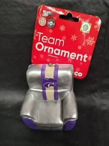 lot 547 image: New K-State Reclining Chair Christmas Ornament