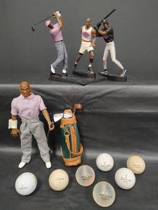 lot 436 image: Michael Jordans Space Jam Action Figures, Space Jam Tee Time Michael Jordan and More