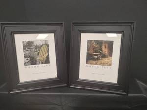 lot 478 image: New Mason Lane 8x10 Black Picture Frames Set of 2