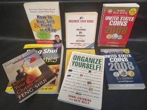 lot 480 image: Self-Help Book Collection - Organization, eBay, Feng Shui, and Coin Guides