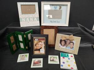 lot 490 image: Picture Frame Collection - Nana, Grandma, Baby Themed & Decorative Frames
