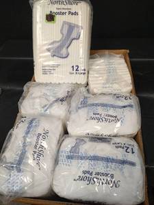 lot 507 image: NorthShore Universal Super Absorbent Booster Pads Size XL