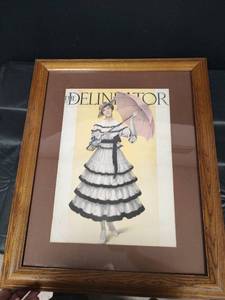 lot 533 image: The Delineator May 1916 Fashion Print, 19 x 23