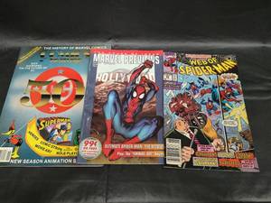 lot 535 image: Marvel Comics Collection - Comics Feature Magazine, Marvel Previews, Web of Spider-Man
