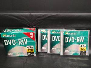 lot 585 image: Memorex DVD-RW 4.7GB 120 Minute 1x-2x Rewritable Discs