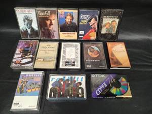 lot 590 image: Country Music Cassette Tape Collection - Vince Gill, Conway Twitty, Moe Bandy & More