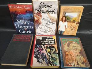 lot 612 image: Mixed Genre Book Collection - Mystery, Romance, Travel Memoir and Science Fiction