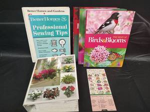 lot 614 image: Collection of Better Homes and Gardens Books, Professional Sewing Tips and Birds & Blooms